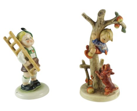 Two Hummel figurines, Culprit and one other similar figurine