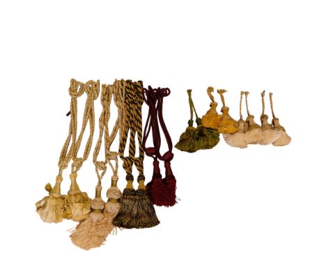 A quantity of curtain tie-backs