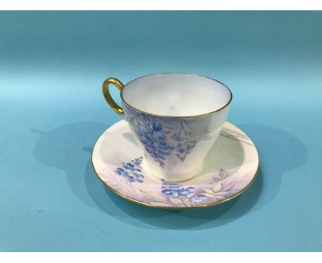 Shelley Dessert Plate Blue Rock Pattern (US2)