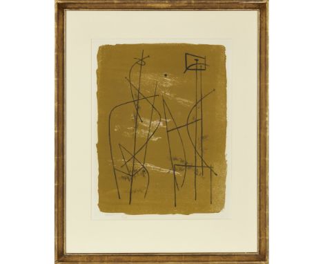 [§] ROBERT ADAMS (BRITISH 1917-1984)STANDING FIGURESSigned, dated ’49 and numbered 5/25, lithograph46cm x 35.5cm (18in x 14in
