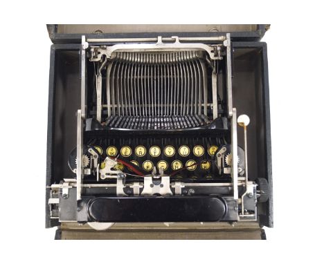 A Corona No 3 portable typewriter, in original case