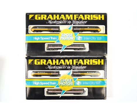 Graham Farish N gauge boxed train sets (twelve in total), together with a Lima TGV train set, boxed 