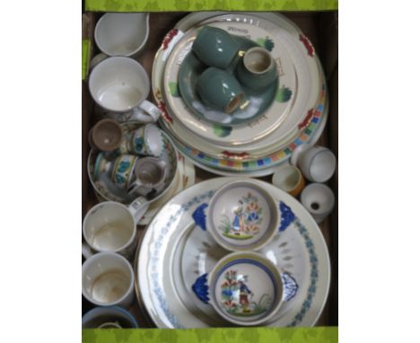 SUNDRY CERAMICS INCLUDING QUIMPER, ETC. 