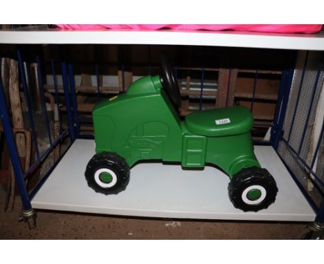 A toy tractor