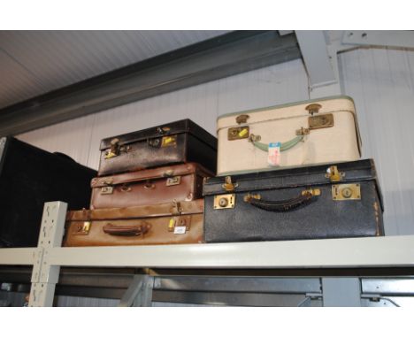 A collection of vintage cases