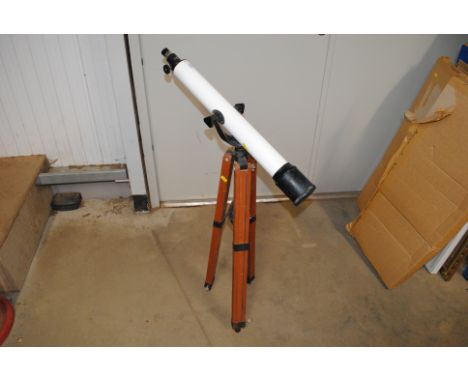 A telescope and tripod
