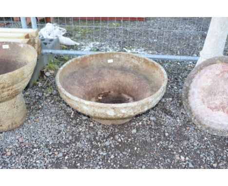A large terracotta planter 