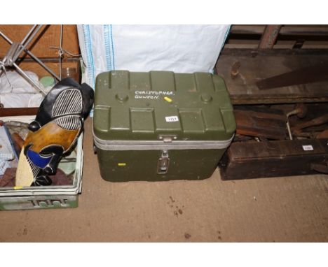 A tool chest lacking contents
