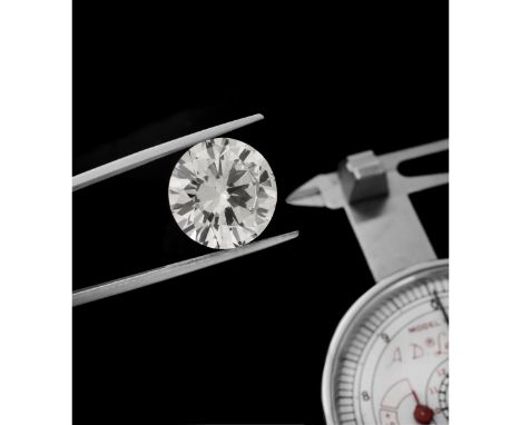 GIA Certified 12.04 Carat Round Brilliant Cut Diamond, H Color, VS1 Clarity. GIA Report 1206199243 dated 4/5/2019 to accompan