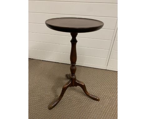A wine table on tripod legs (H55cm Dia30cm)