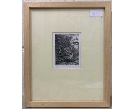 Rosalind Lindsay (British, contemporary), "On the Prowl", lithograph, limited edition, numbered (12/70) and signed in pencil,
