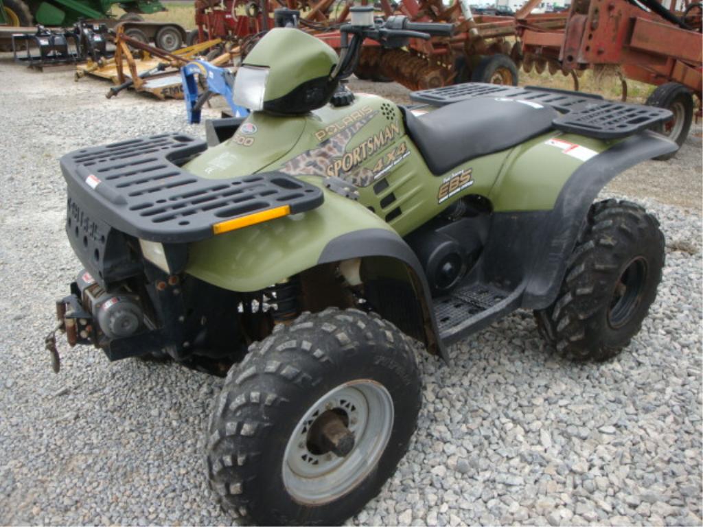 1999 Polaris 500 ATV 4 wheeler (TA title)