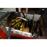 (4) BOXES ASSORTED PLIERS, TIN SNIPS