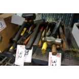 (3) BOXES OF ASSORTED HAMMERS