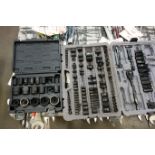 STANLEY 229K BLACK CHROME SOCKET SET (INCOMPLETE) & PRO-POINT SOCKET SET
