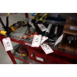 ASSORTED CAULKING GUNS & SILICONE CAULKING