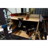 BOX OF ASSORTED CLAMPS