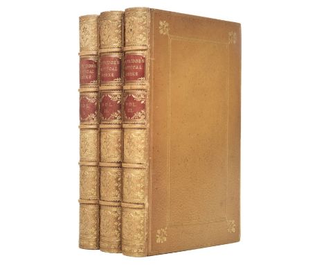 Coleridge (Samuel Taylor). The Poetical and Dramatic Works, 3 volumes, London: William Pickering, 1847, half-titles, occasion