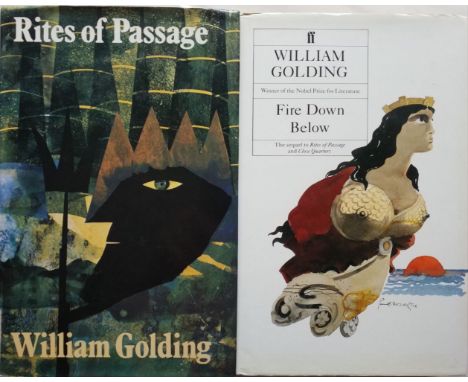 Golding (William). Rites Of Passage, 1st edition, London: Faber &amp; Faber, 1980, original cloth in dust jacket, 8voFire Dow