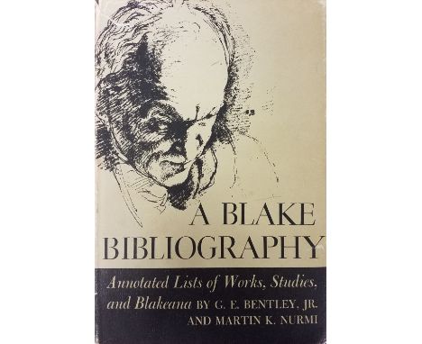 Bentley, Jr. (G. E. &amp; Martin K. Nurmi). A Blake Bibliography, 1st edition, Minneapolis: University Of Minnesota Press, 19