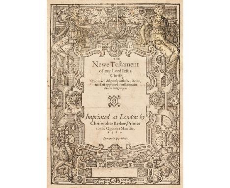 Bible [English]. [The Bible translated according to the Ebrew and Greeke, and conferred with the best translations in divers 