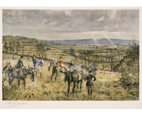 * Sporting Prints. Edwards (Lionel), The Warwickshire, Eyre &amp; Spottiswoode, circa 1920, colour photolithographic print, s