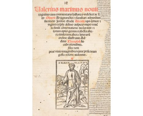 Valerius Maximus. Noviter recognitus cum commentario historico videlicet ac litterato Oliverii Arzignanensis: &amp; familiari