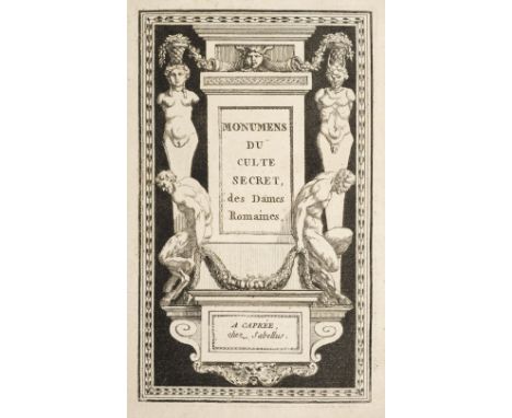 [Hancarville, Pierre Francois Hugues d']. Monumens de la Vie Privée des Douze Césars, d'après une suite de pierres gravées so