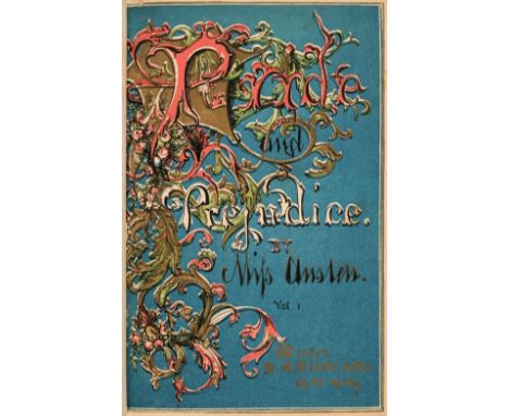 Austen (Jane). Pride and Prejudice, a novel, 2 volumes, London: H.G. Clarke and Co, 1844, half-titles, original blue illumina