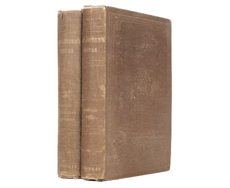 Austen (Jane). Sense and Sensibility and Persuasion [and] Mansfield Park, 2 volumes, Boston: Ticknor &amp; Fields, 1863, publ