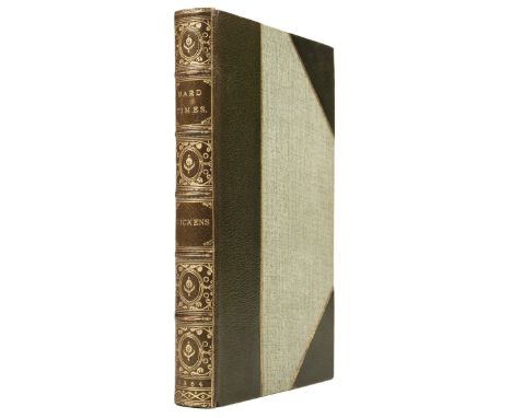 Dickens (Charles). Hard Times. For These Times, 1st edition, London: Bradbury &amp; Evans, 1854, half-title, armorial bookpla