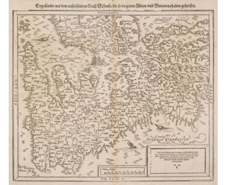 British Isles. Munster (Sebastian), Engellandt mit dem anstossenden Reich Schottlandt so vor zeiten Albion und Britannia habe