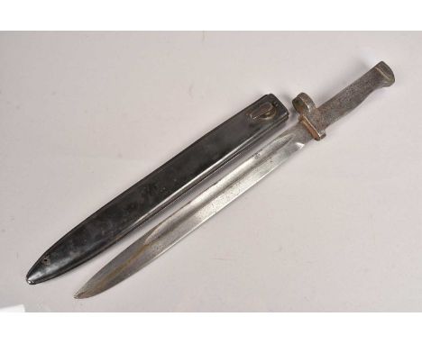 A WWI Ersatz bayonet, serial 2274, with 'FAG' scabbard (2)