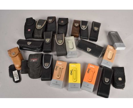 Victorinox - Accessories, a extensive collection of Victorinox cases and pouches, various sizes, styles and designs (parcel)