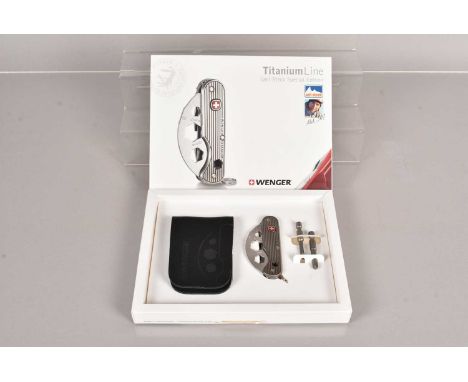 Wenger - Titanium Line Ueli Stock Special Edition, complete with carry case, fitted tools, CD and fitted retailers box
