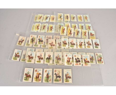 Wills Horse Racing Themed Cigarette Card Sets, all stored in plastic sleeves, Wills (2) Scissor Cigarettes Jockeys and Owners