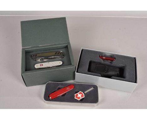 Victorinox - Gift Sets, comprising of three, including a Microlight with Knife, Classic with Konus Flashlight, and another se