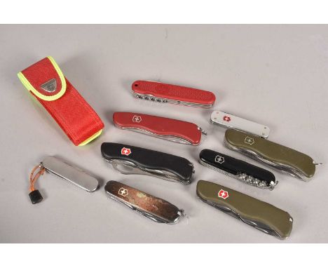 Victorinox - a selection of various Swiss Army Knives,  to include Alpineer, Picknicker, Equestrian Limited Edition, and more