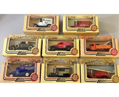 Lledo die cast 1. 64 scale model collection including classic London fire engine, Golden shred delivery van, A1 recovery truc