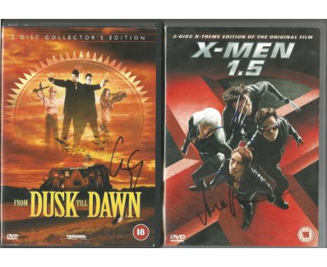 Family DVD collection cases signed by cast members from, Shock Treatment signed Richard O'Brien and Ruby Wax, Priscilla Queen