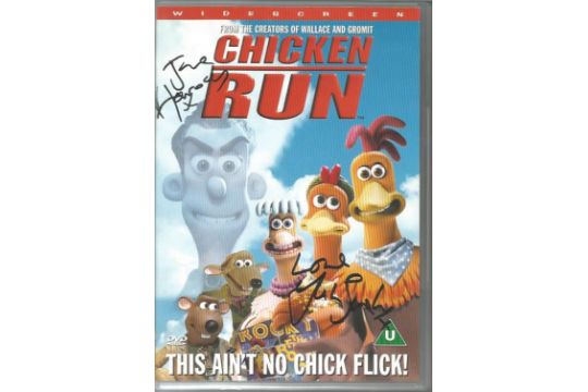 Chicken Run Dvd Case Signed By Jane Horrocks And Julia Sawalha Dvd Included Chicken Run Is A 2