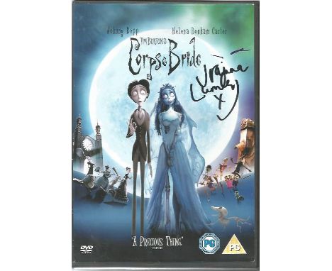 Corpse Bride DVD case signed by Joanna Lumley (DVD included). Corpse Bride is a 2005 British-American stop-motion-animated mu