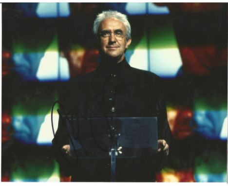 10x8 signed colour photo of the actor Jonathan Pryce shown in his role in Tomorrow never dies. Jonathan Pryce, CBE (born John