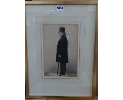Richard Dighton (1795-1880), Profile portrait of Mr Patterson; Profile portrait of a gentleman, two watercolours, the larger 