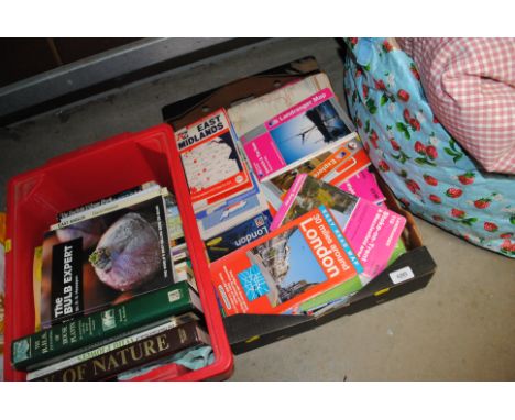 A box of Ordnance Survey maps