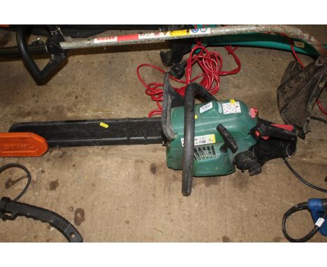A Qualcast petrol chainsaw