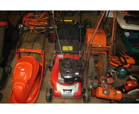A Cobra petrol rotary lawnmower with Briggs and Stratton 500E series 140cc engine