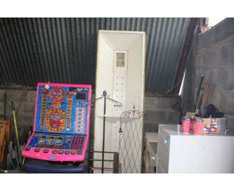 An approximate 8' x 2'6" snooker table hanging light fitting