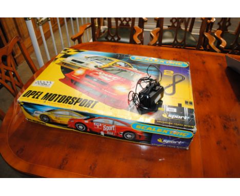 An Opel Motorsport Scalextric set