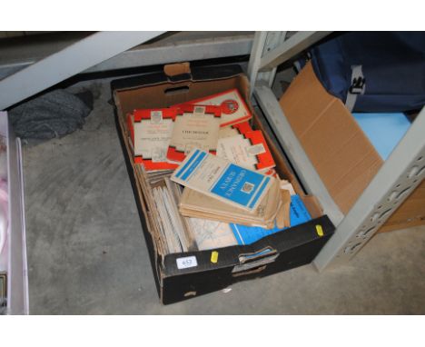 A box of Ordnance Survey maps